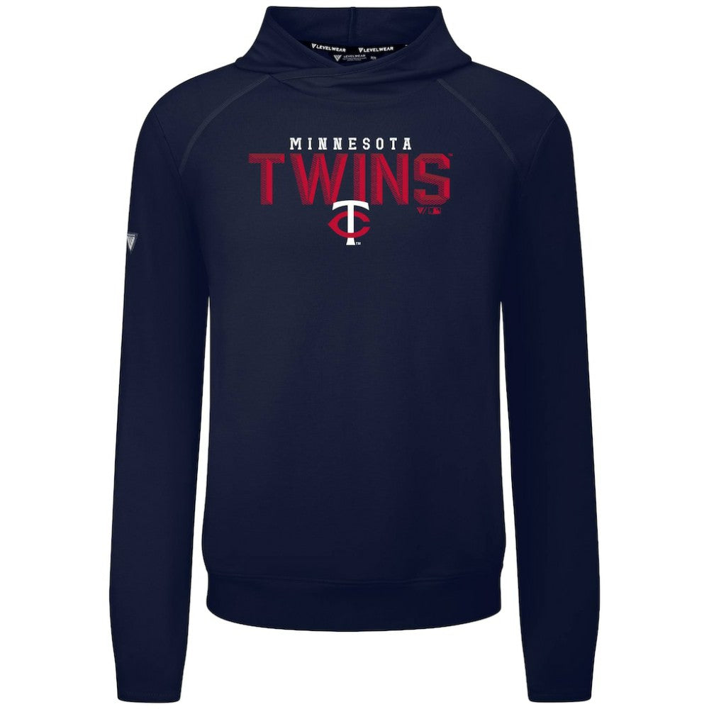 Minnesota Twins Levelwear Mandate Carve Tri-Blend Hoodie - MLB