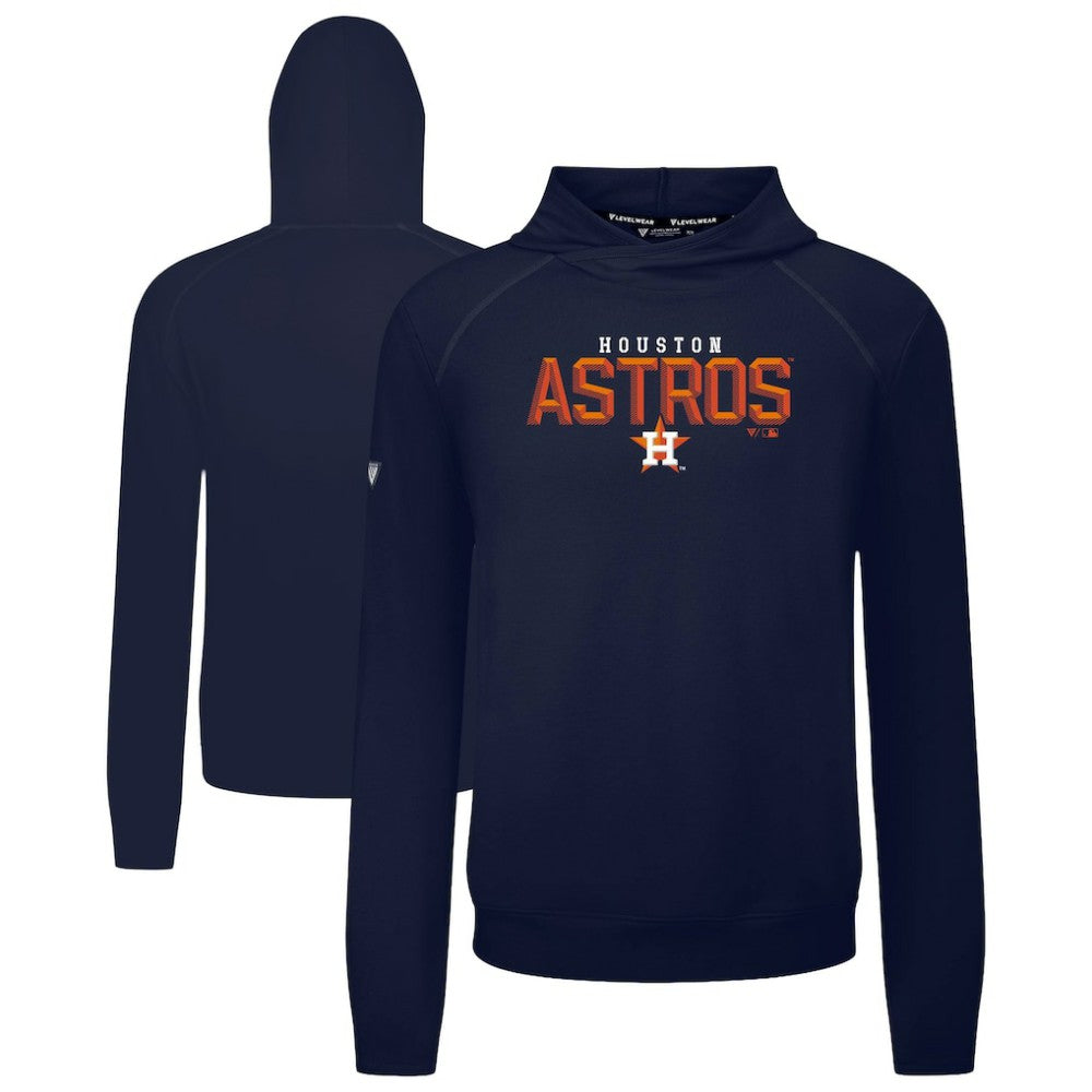 Houston Astros Levelwear Mandate Carve Tri-Blend Hoodie - MLB