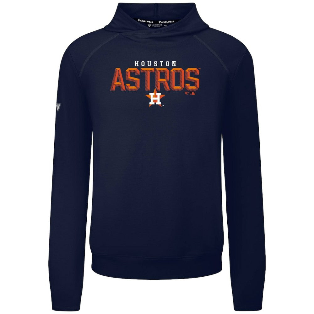 Houston Astros Levelwear Mandate Carve Tri-Blend Hoodie - MLB