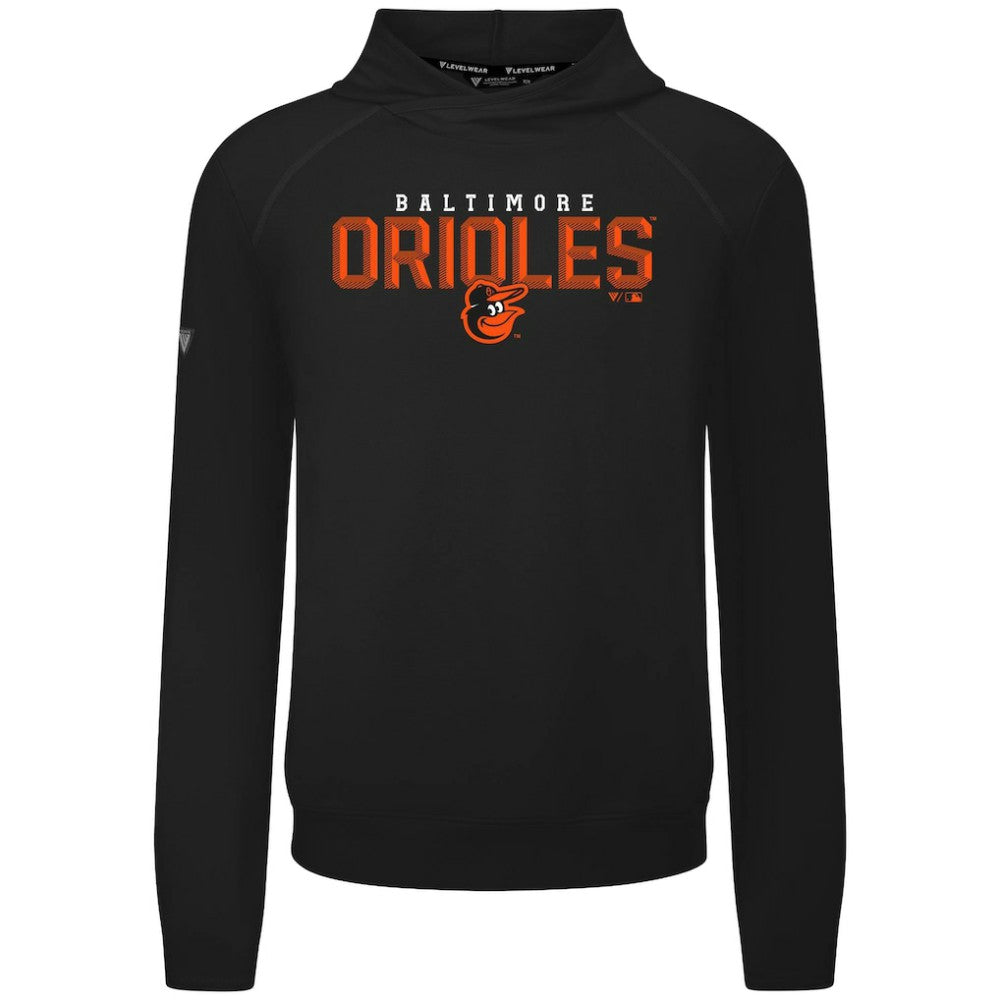 Baltimore Orioles Levelwear Mandate Carve Tri-Blend Hoodie - MLB
