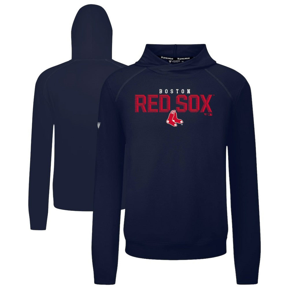 Boston Red Sox Levelwear Mandate Carve Tri-Blend Hoodie - MLB