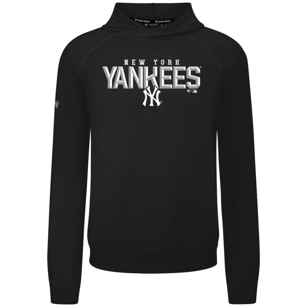 New York Yankees Levelwear Mandate Carve Tri-Blend Hoodie - MLB
