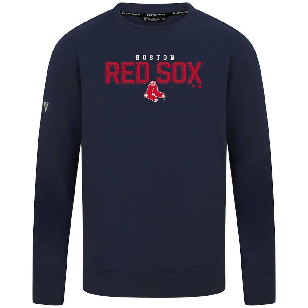 Boston Red Sox Levelwear Mandate Carve Tri-Blend Sweatshirt - MLB