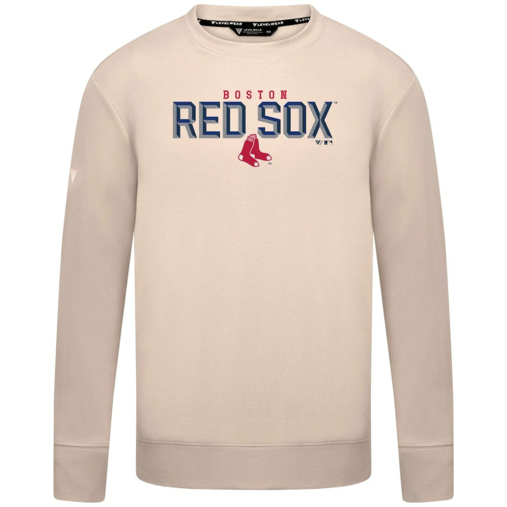 Boston Red Sox Levelwear Mandate Carve Tri-Blend Sweatshirt - MLB