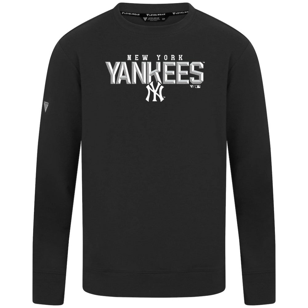 New York Yankees Levelwear Mandate Carve Tri-Blend Sweatshirt - MLB