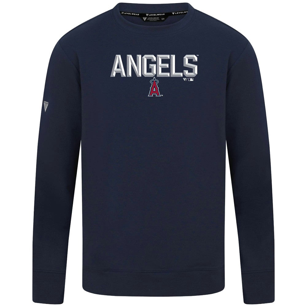 Los Angeles Angels Levelwear Mandate Carve Tri-Blend Sweatshirt - MLB