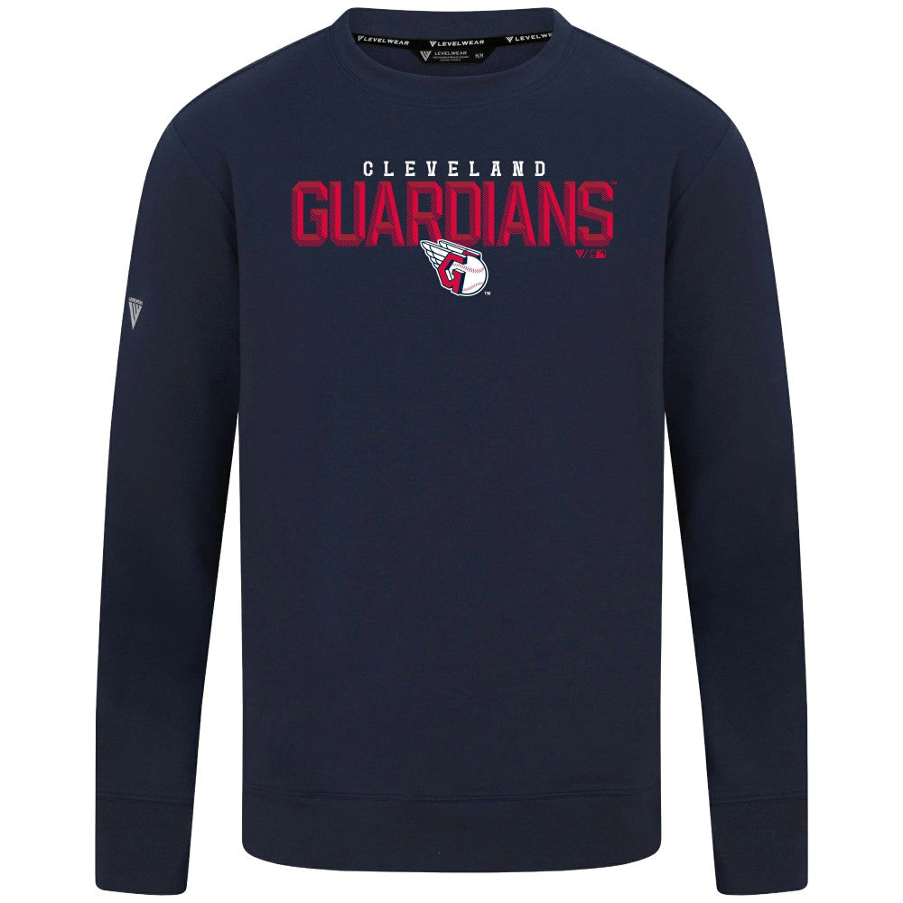 Cleveland Guardians Levelwear Mandate Carve Tri-Blend Sweatshirt - MLB