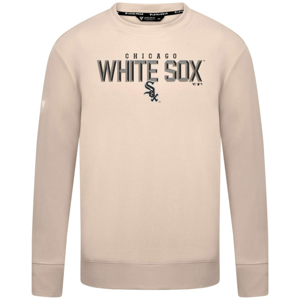 Chicago White Sox Levelwear Mandate Carve Tri-Blend Sweatshirt - MLB