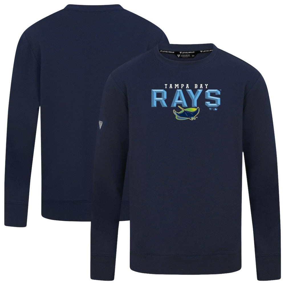 Tampa Bay Rays Levelwear Mandate Carve Tri-Blend Sweatshirt - MLB