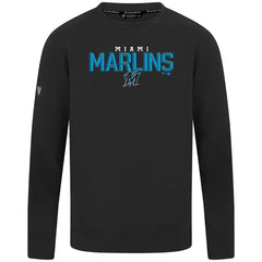 Miami Marlins Levelwear Mandate Carve Tri-Blend Sweatshirt - MLB