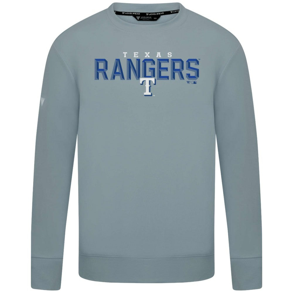 Texas Rangers Levelwear Mandate Carve Tri-Blend Sweatshirt - MLB