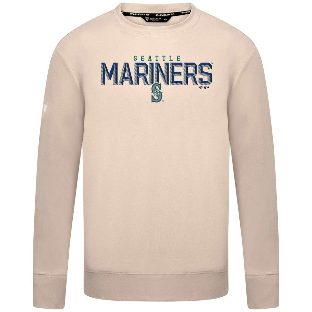 Seattle Mariners Levelwear Mandate Carve Tri-Blend Sweatshirt - MLB