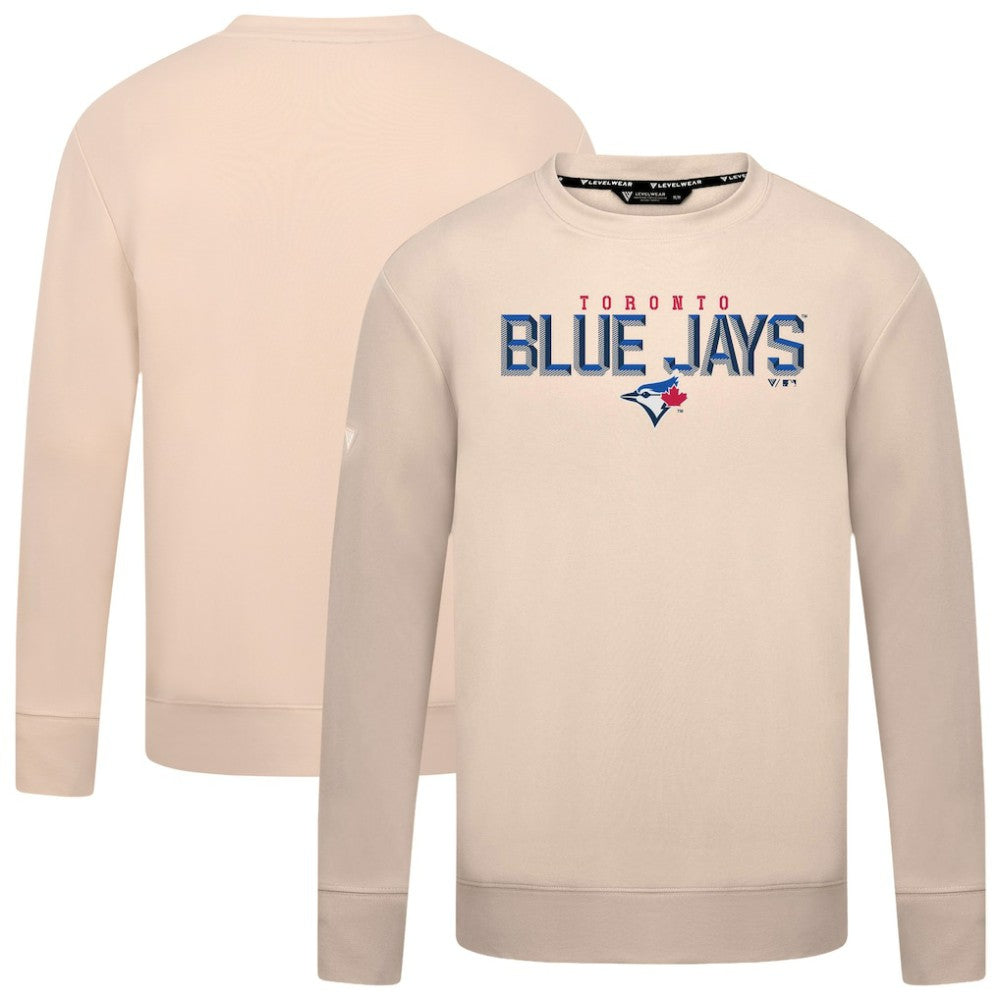 Toronto Blue Jays Levelwear Mandate Carve Tri-Blend Sweatshirt - MLB
