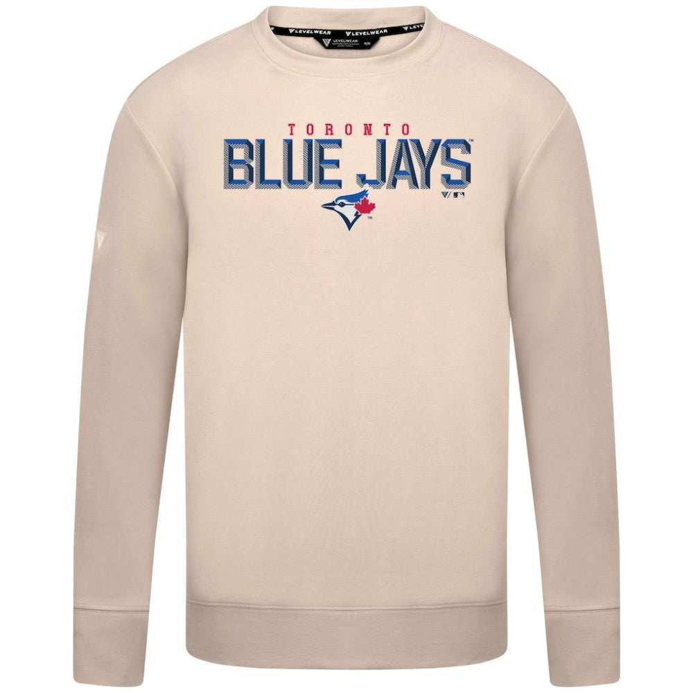 Toronto Blue Jays Levelwear Mandate Carve Tri-Blend Sweatshirt - MLB