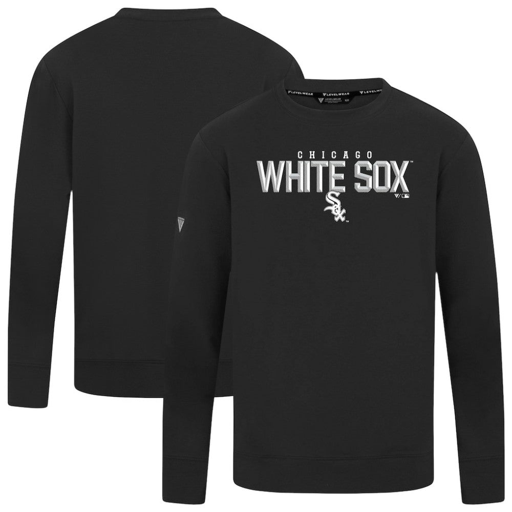 Chicago White Sox Levelwear Mandate Carve Tri-Blend Sweatshirt - MLB