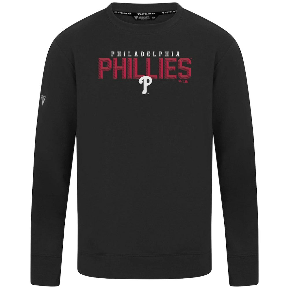 Philadelphia Phillies Levelwear Mandate Carve Tri-Blend Sweatshirt - MLB