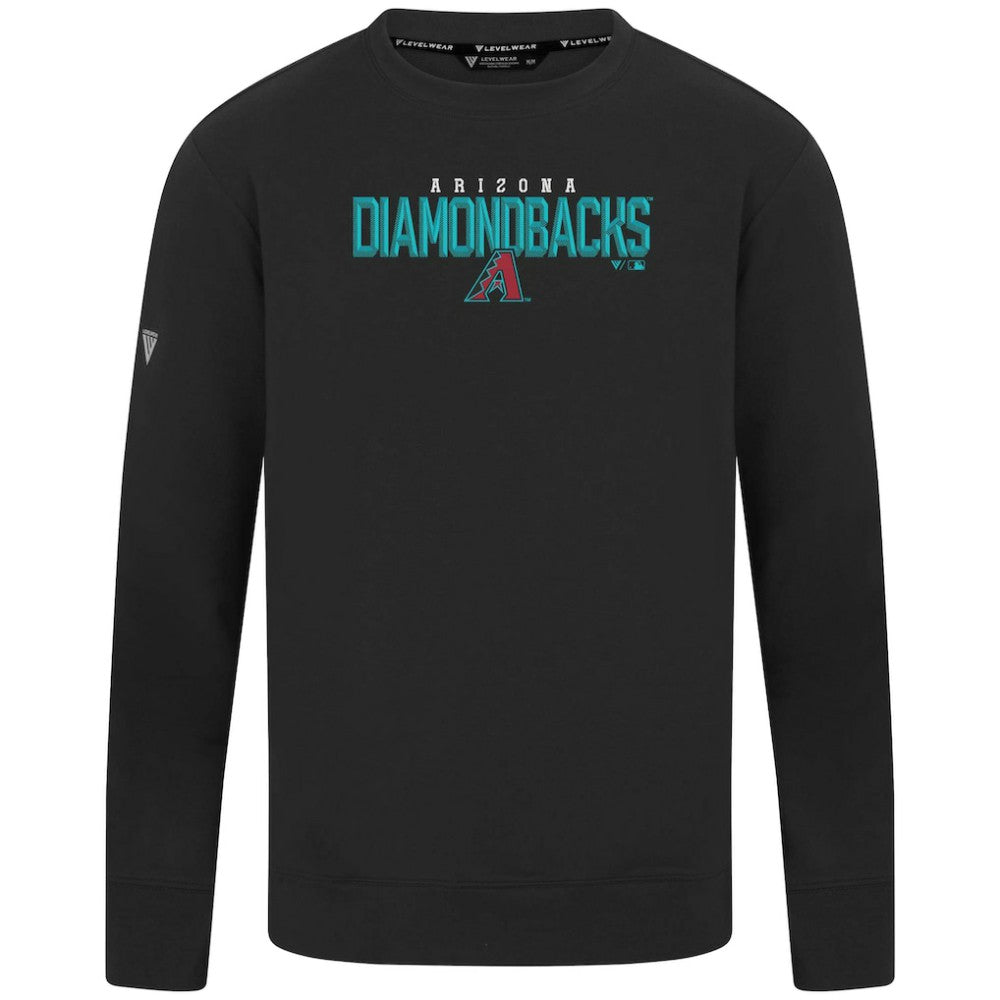Arizona Diamondbacks Levelwear Mandate Carve Tri-Blend Sweatshirt - MLB