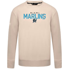 Miami Marlins Levelwear Mandate Carve Tri-Blend Sweatshirt - MLB