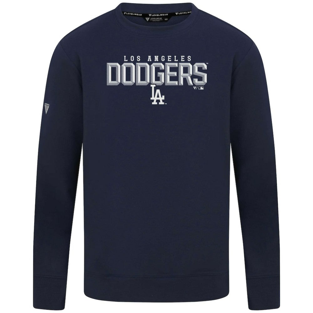 Los Angeles Dodgers Levelwear Mandate Carve Tri-Blend Sweatshirt - MLB