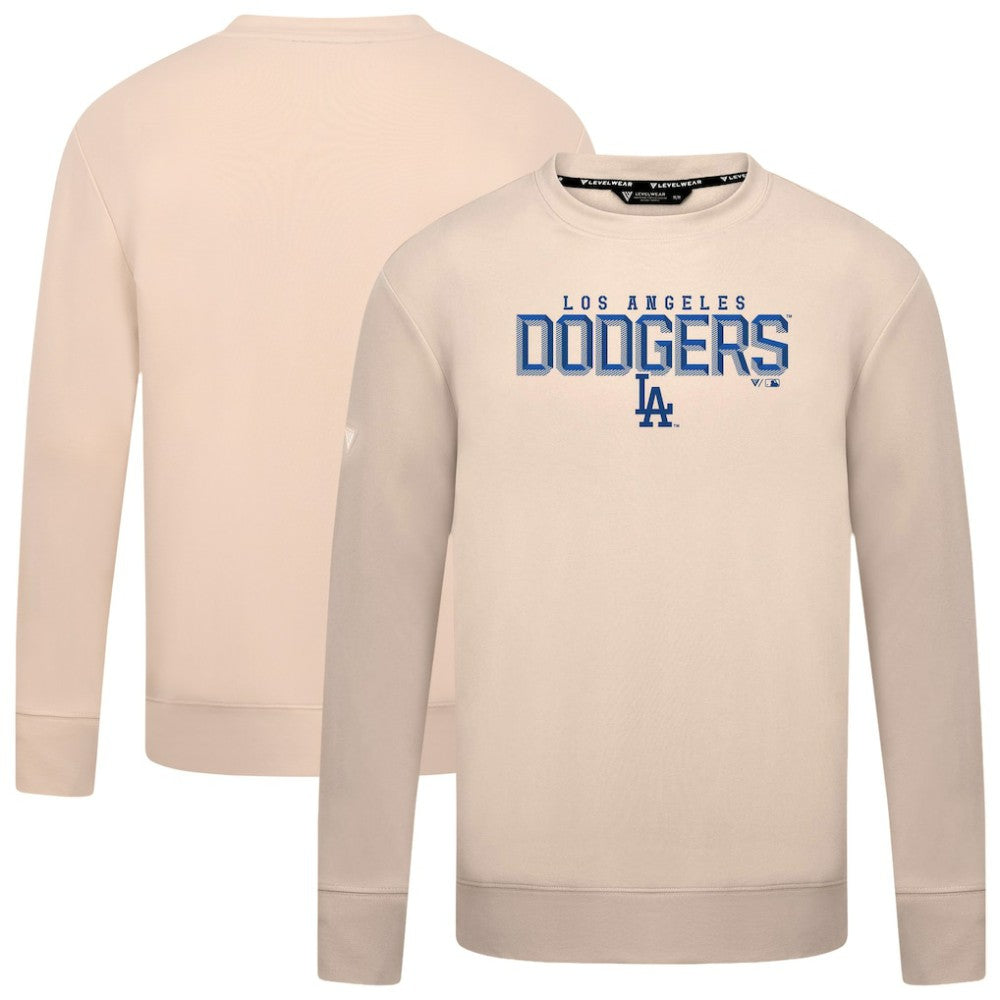 Los Angeles Dodgers Levelwear Mandate Carve Tri-Blend Sweatshirt - MLB