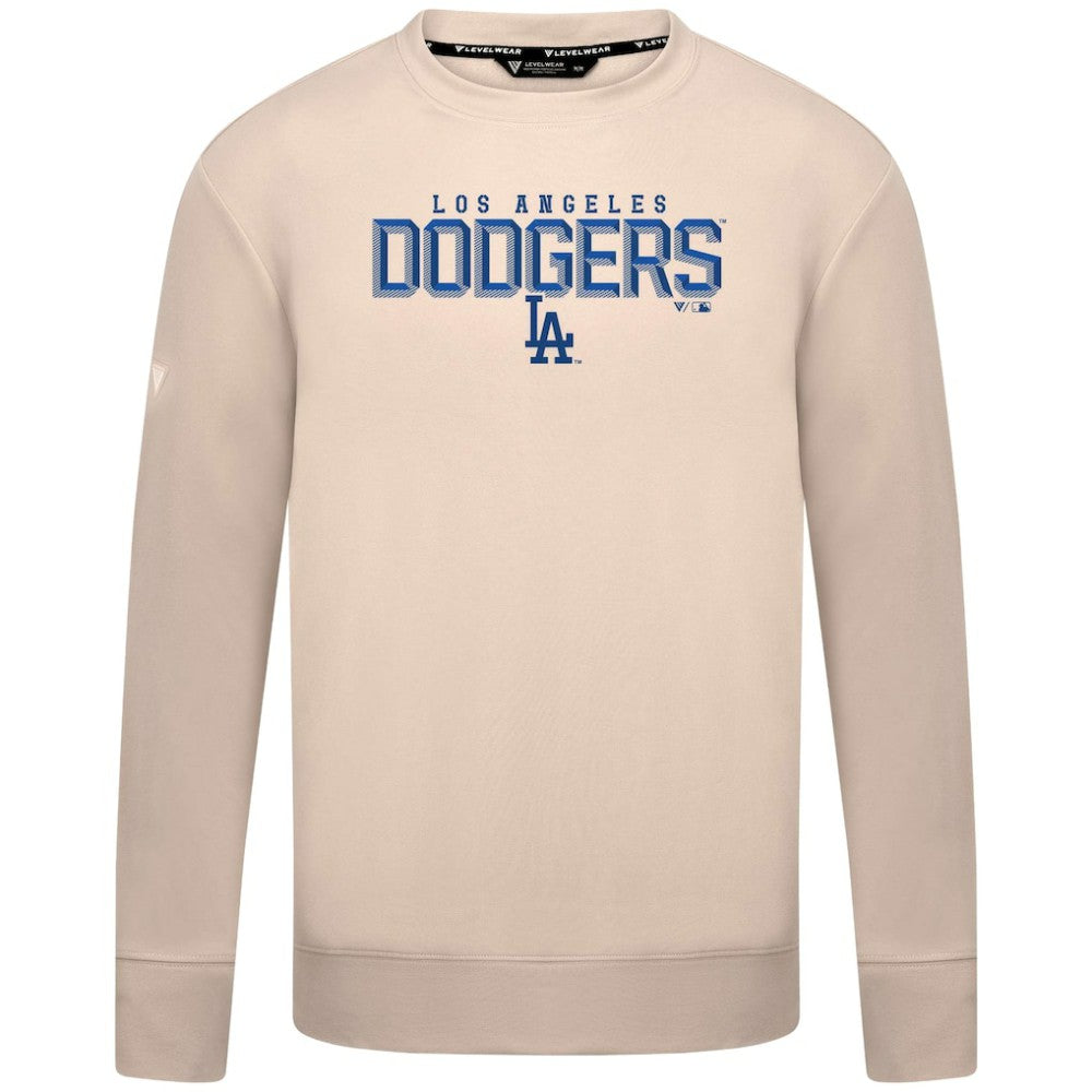 Los Angeles Dodgers Levelwear Mandate Carve Tri-Blend Sweatshirt - MLB