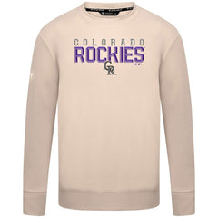 Colorado Rockies Levelwear Mandate Carve Tri-Blend Sweatshirt - MLB
