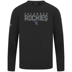 Colorado Rockies Levelwear Mandate Carve Tri-Blend Sweatshirt - MLB