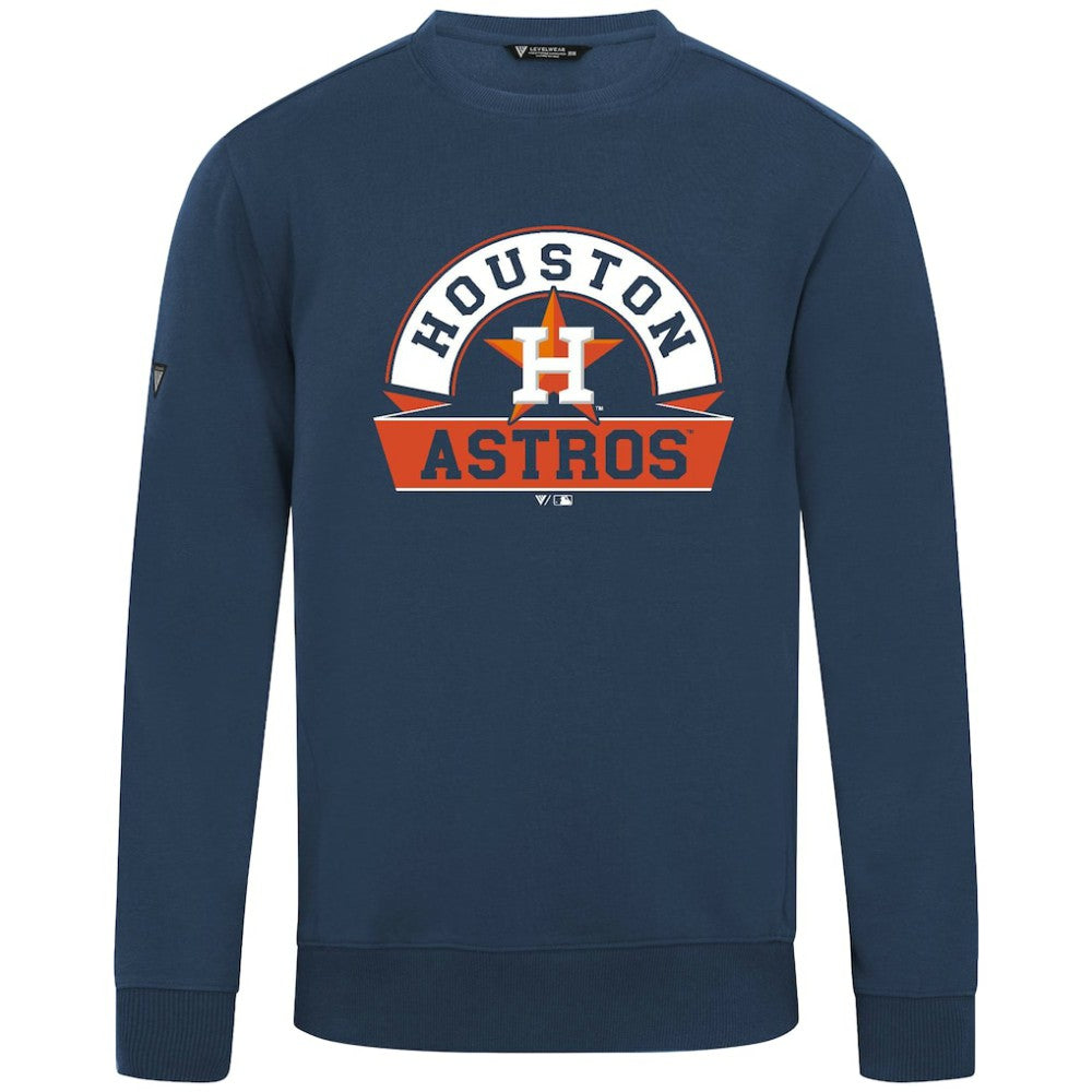 Houston Astros Levelwear Zane Banner Arch Sweatshirt - MLB