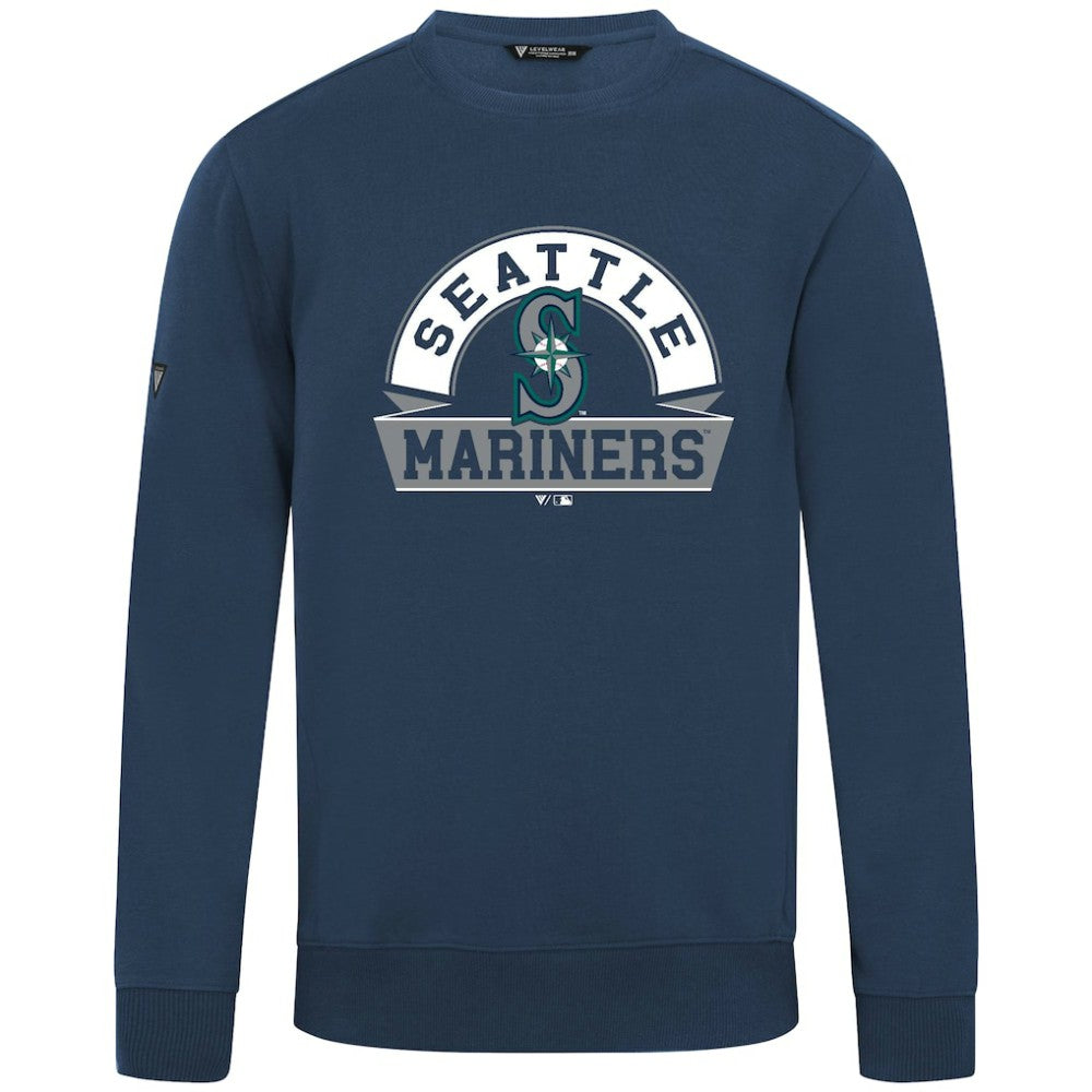 Seattle Mariners Levelwear Zane Banner Arch Sweatshirt - MLB