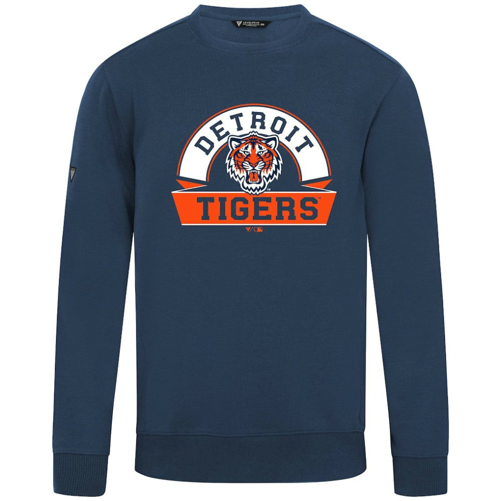 Detroit Tigers Levelwear Zane Banner Arch Sweatshirt - MLB
