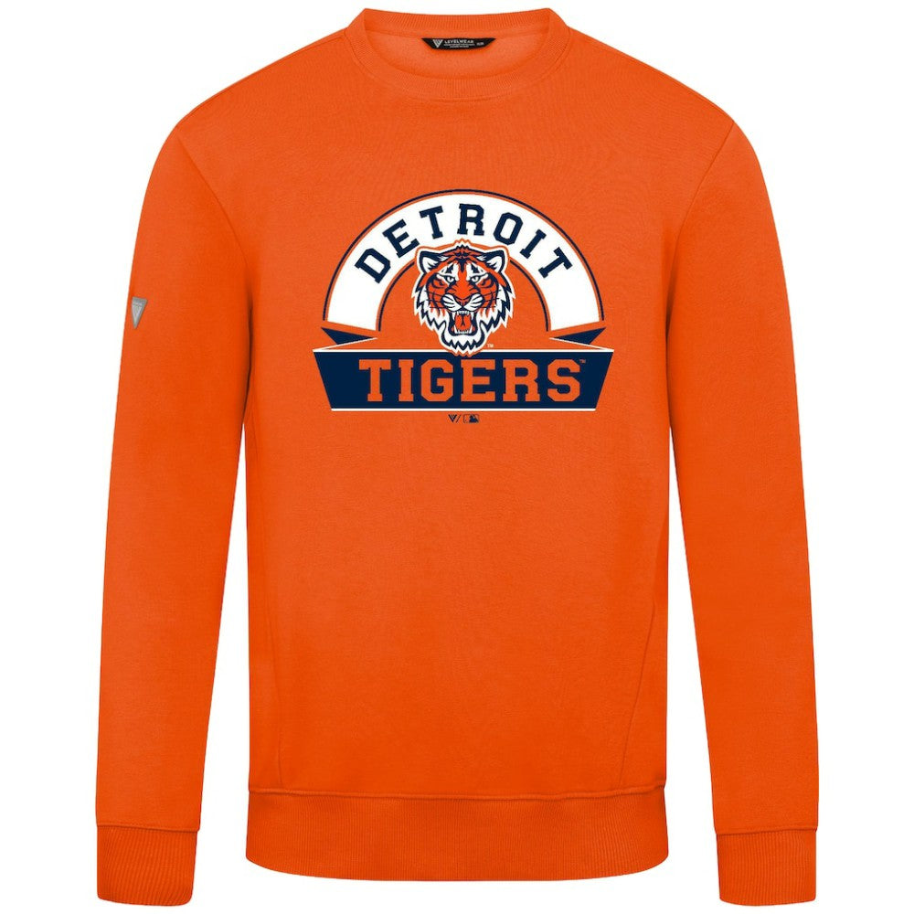 Detroit Tigers Levelwear Zane Banner Arch Sweatshirt - MLB