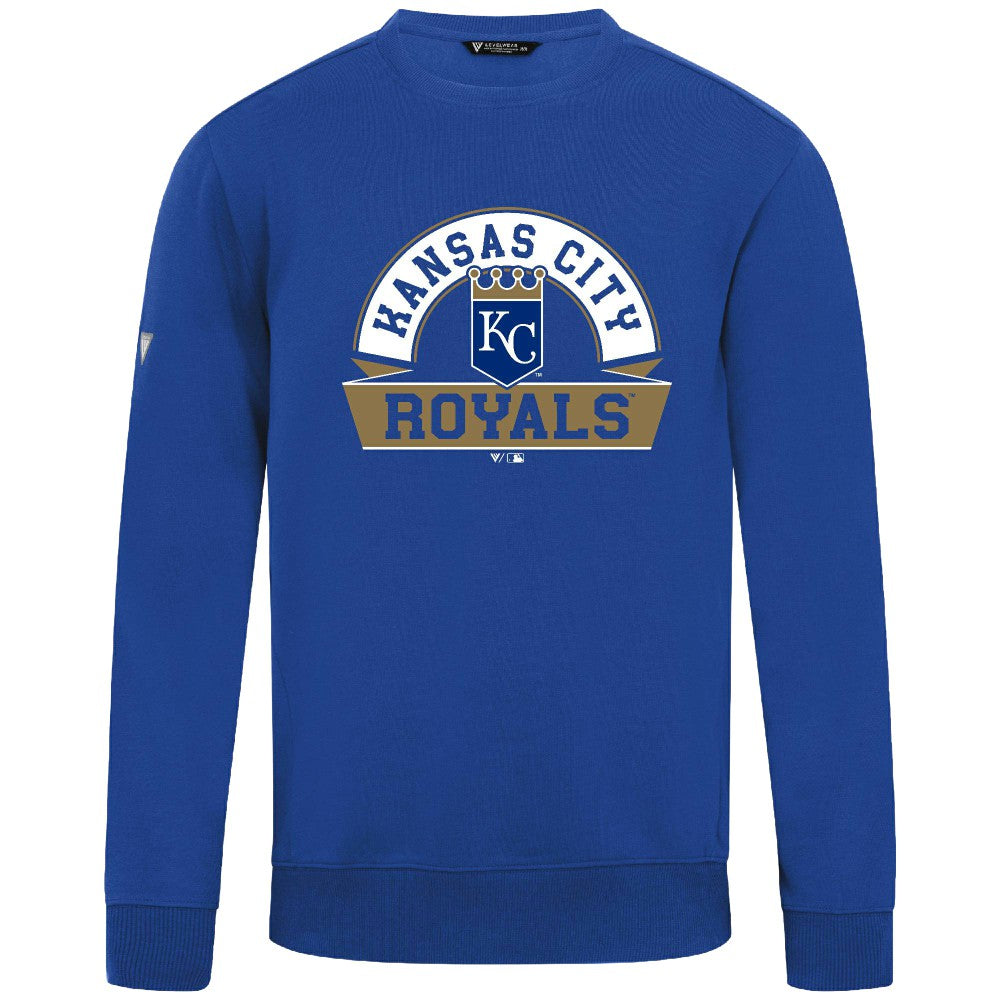 Kansas City Royals Levelwear Zane Banner Arch Sweatshirt - MLB