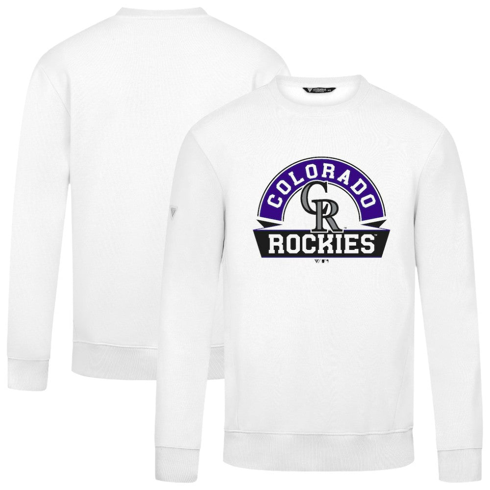 Colorado Rockies Levelwear Zane Banner Arch Sweatshirt - MLB