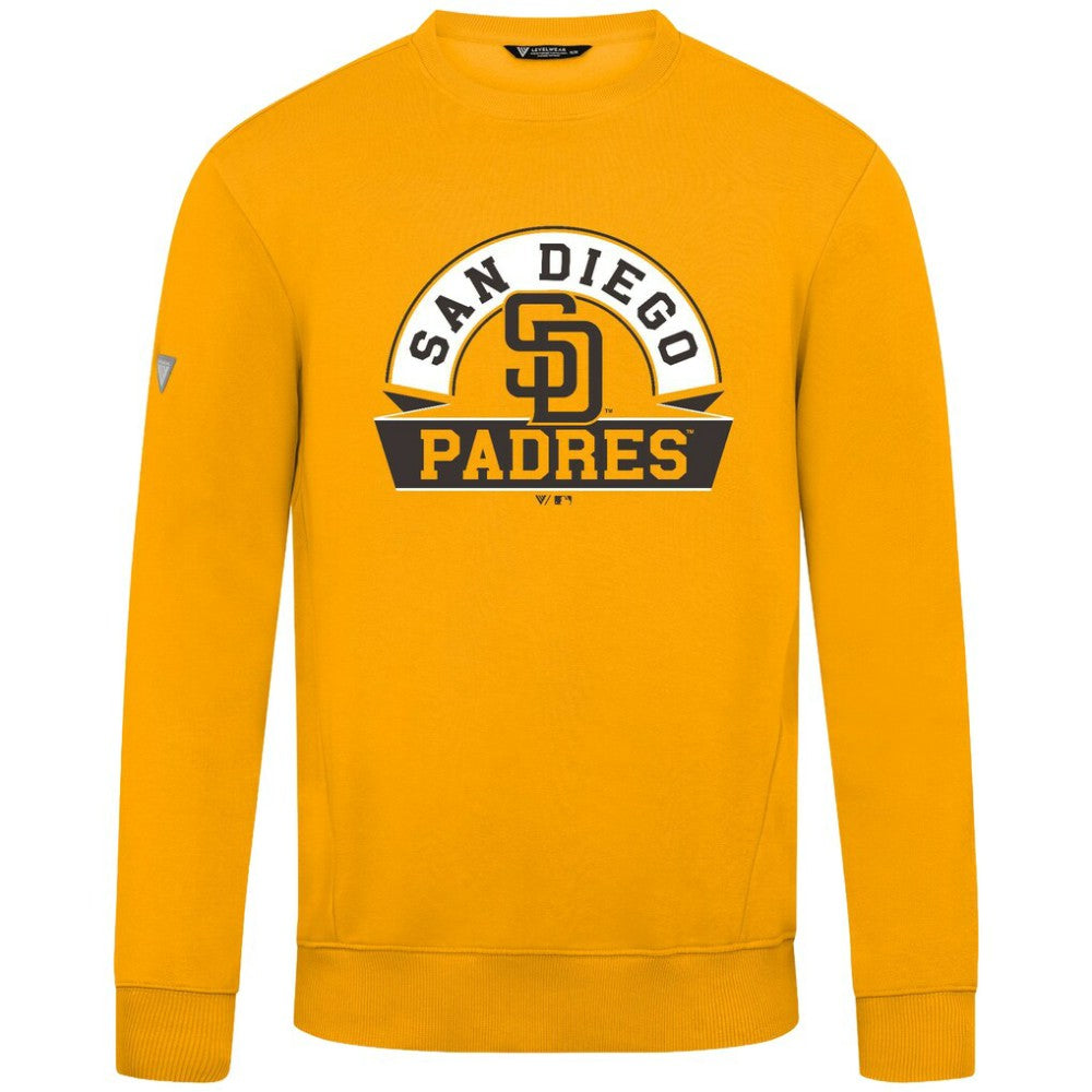 San Diego Padres Levelwear Zane Banner Arch Sweatshirt - MLB