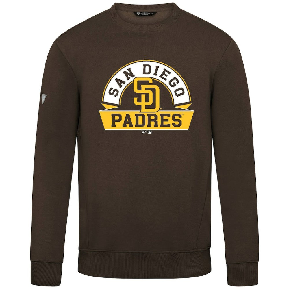 San Diego Padres Levelwear Zane Banner Arch Sweatshirt - MLB