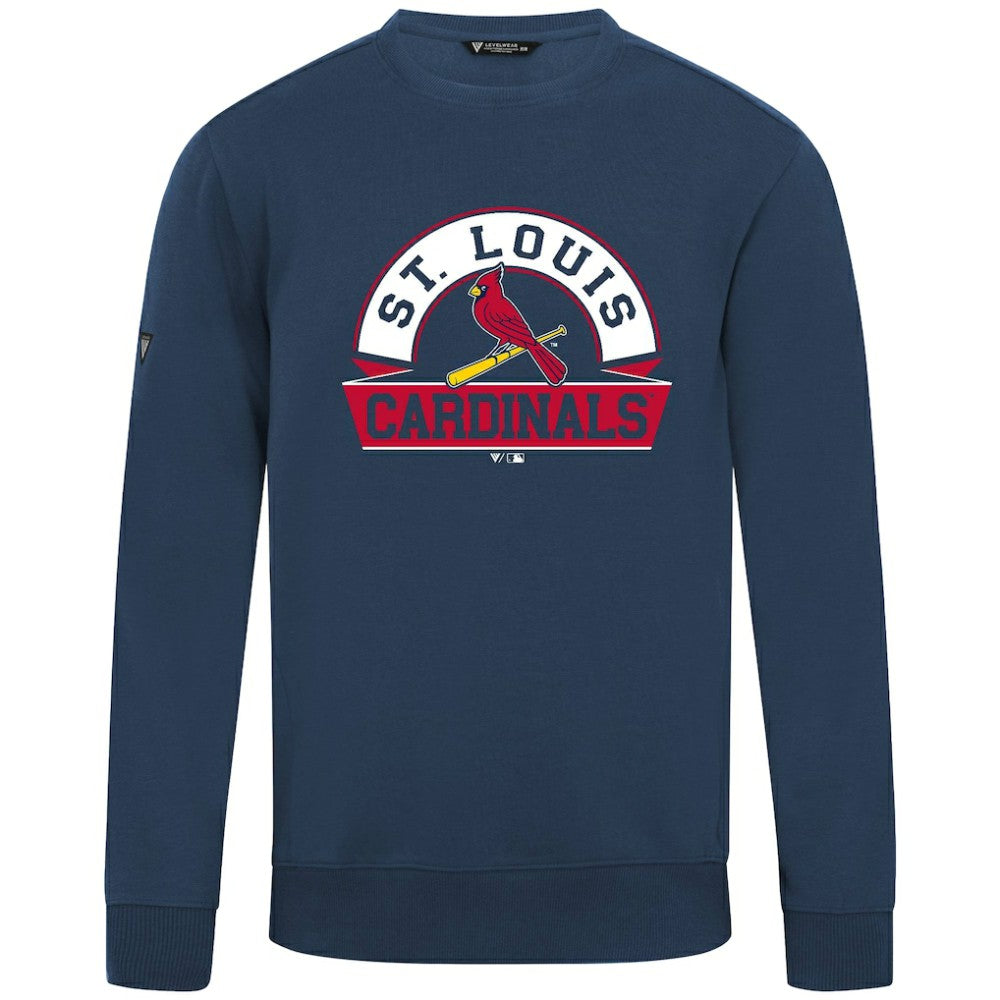 St. Louis Cardinals Levelwear Zane Banner Arch Sweatshirt - MLB