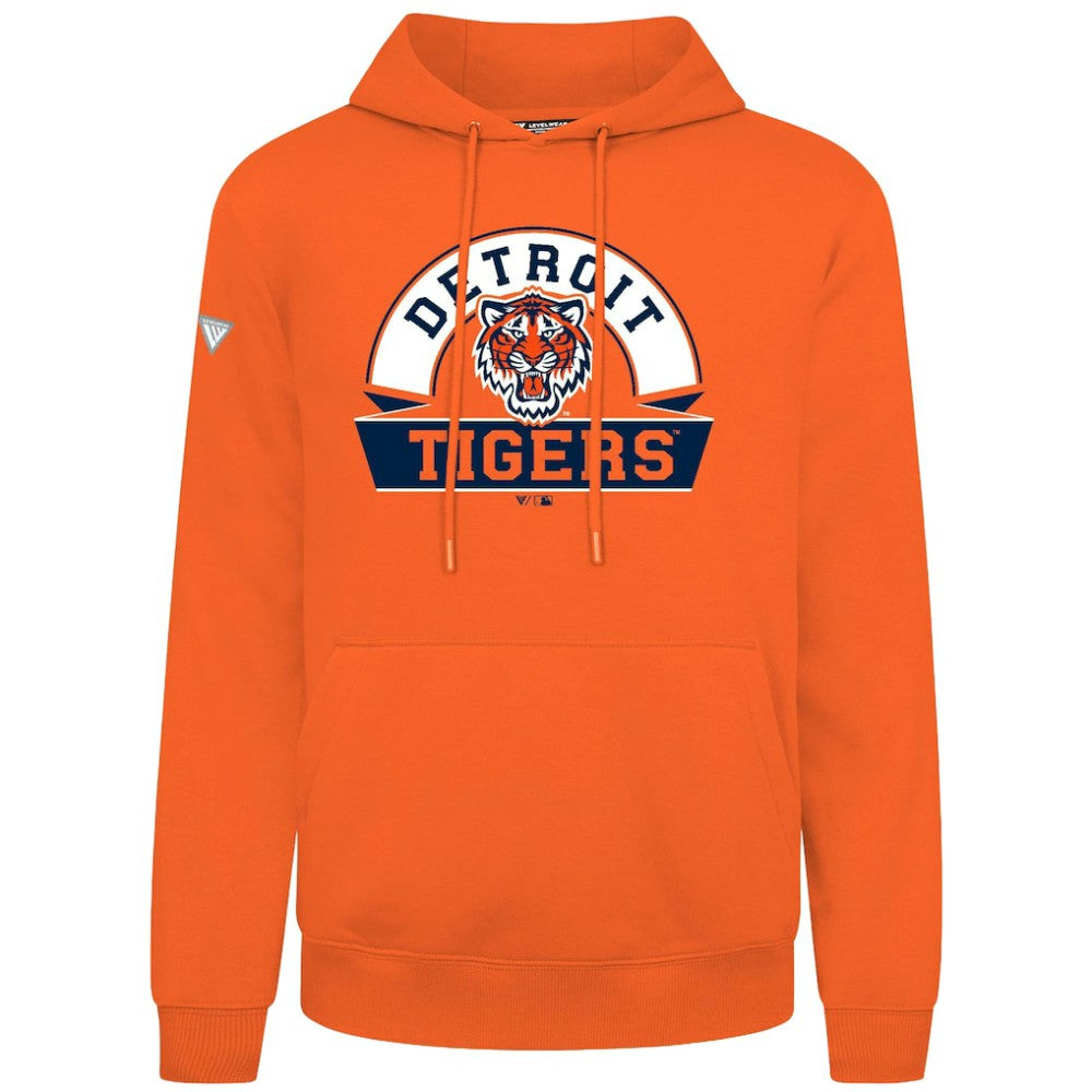 Detroit Tigers Levelwear Podium Banner Arch Hoodie - MLB
