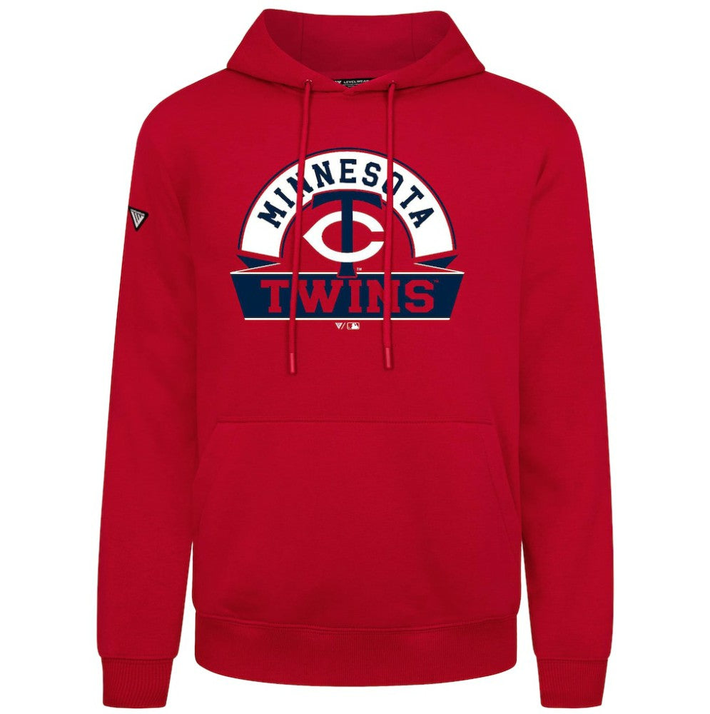 Minnesota Twins Levelwear Podium Banner Arch Hoodie - MLB