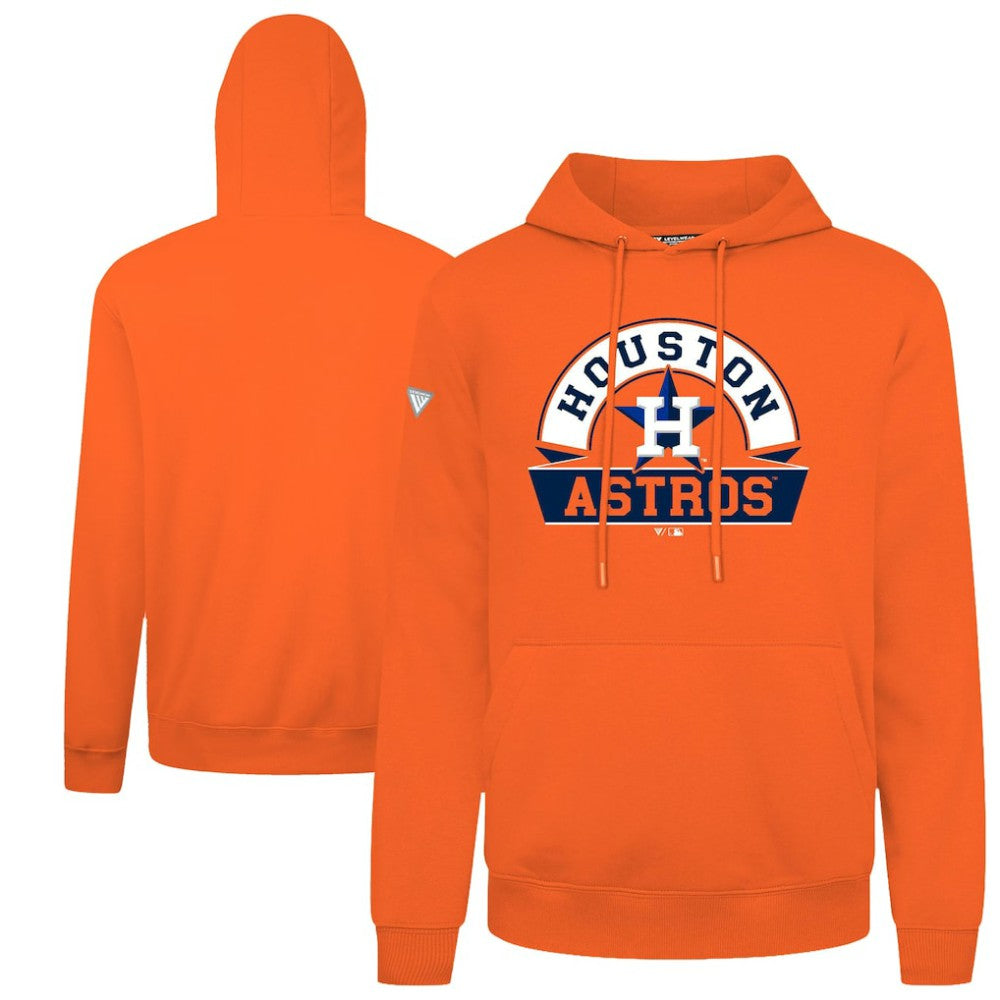Houston Astros Levelwear Podium Banner Arch Hoodie - MLB