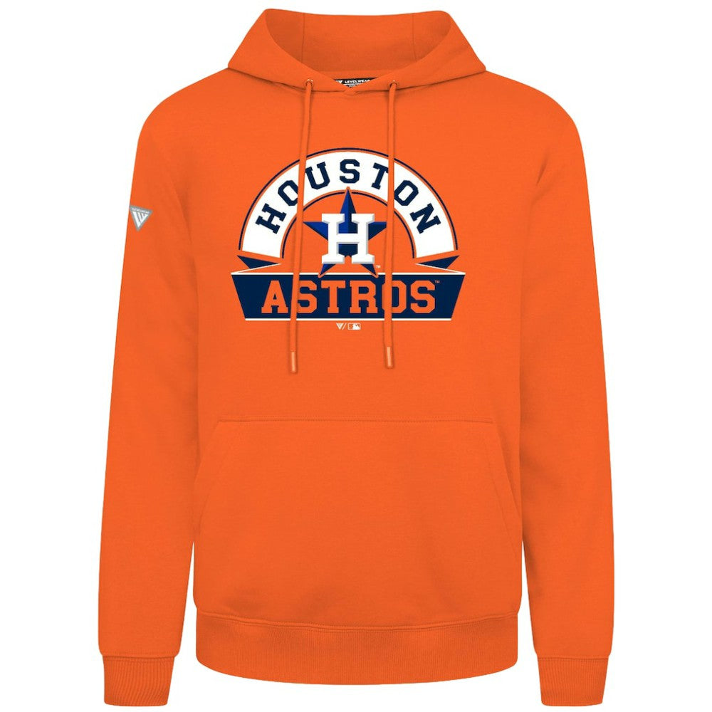Houston Astros Levelwear Podium Banner Arch Hoodie - MLB