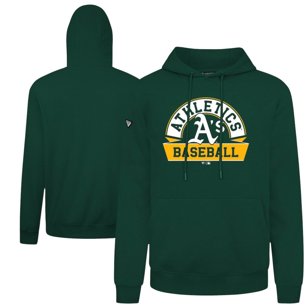 Athletics Levelwear Podium Banner Arch Hoodie - MLB