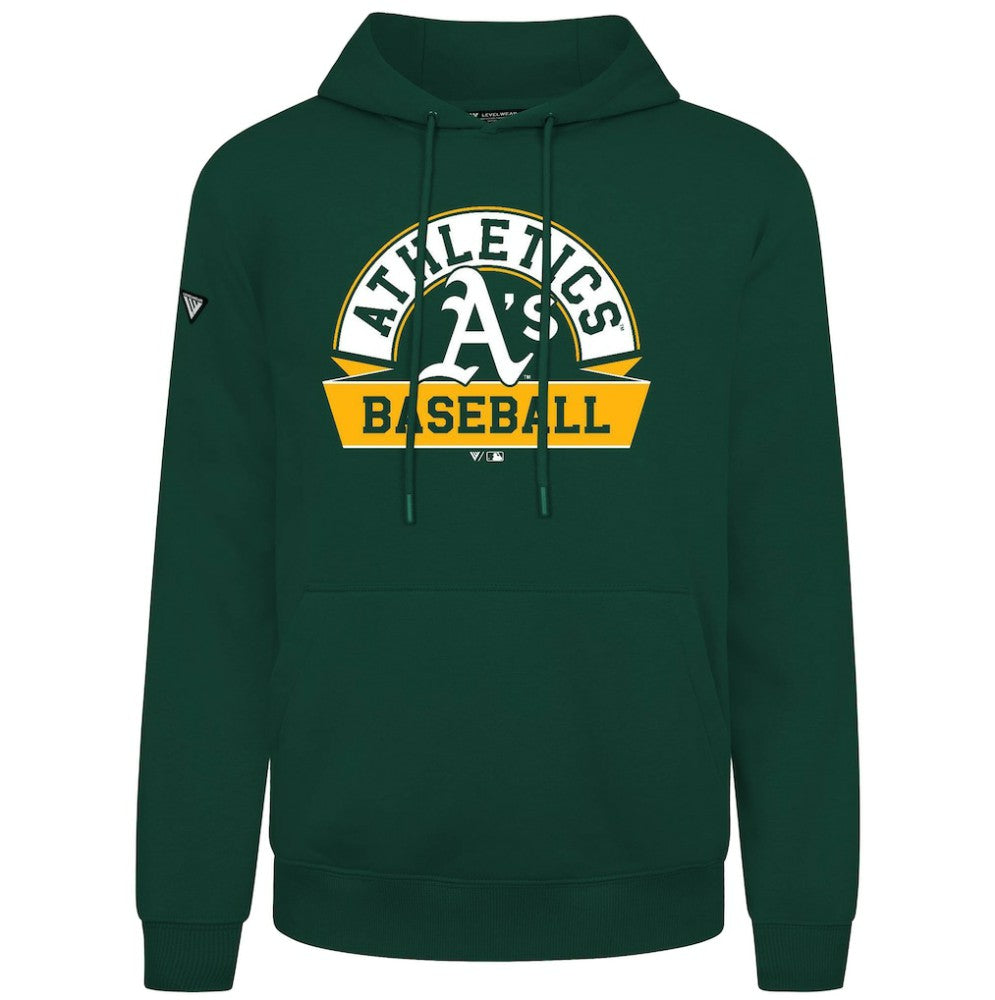 Athletics Levelwear Podium Banner Arch Hoodie - MLB
