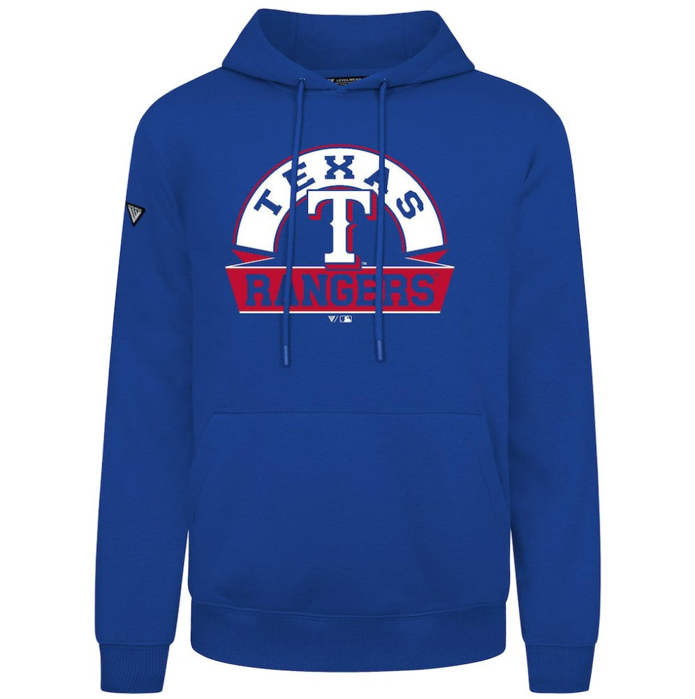 Texas Rangers Levelwear Podium Banner Arch Hoodie - MLB