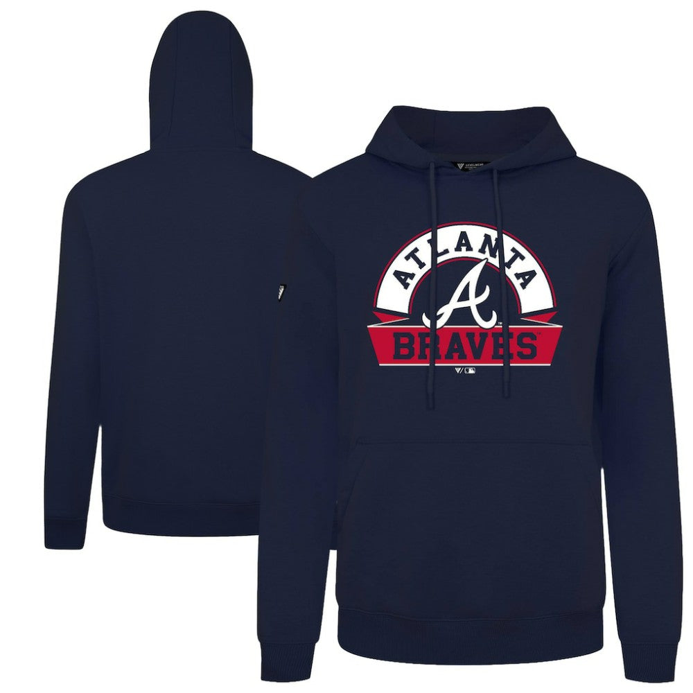 Atlanta Braves Levelwear Podium Banner Arch Hoodie - MLB