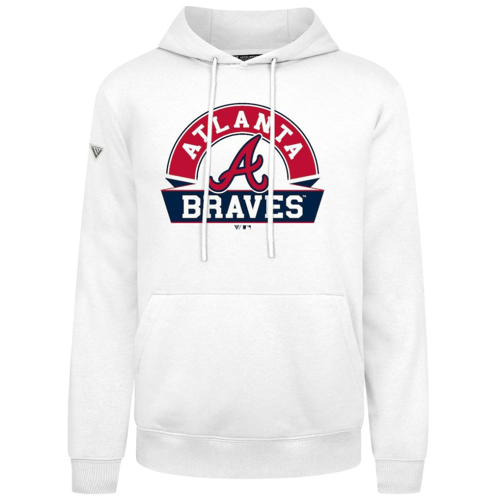 Atlanta Braves Levelwear Podium Banner Arch Hoodie - MLB