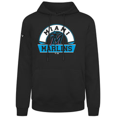 Miami Marlins Levelwear Podium Banner Arch Hoodie - MLB