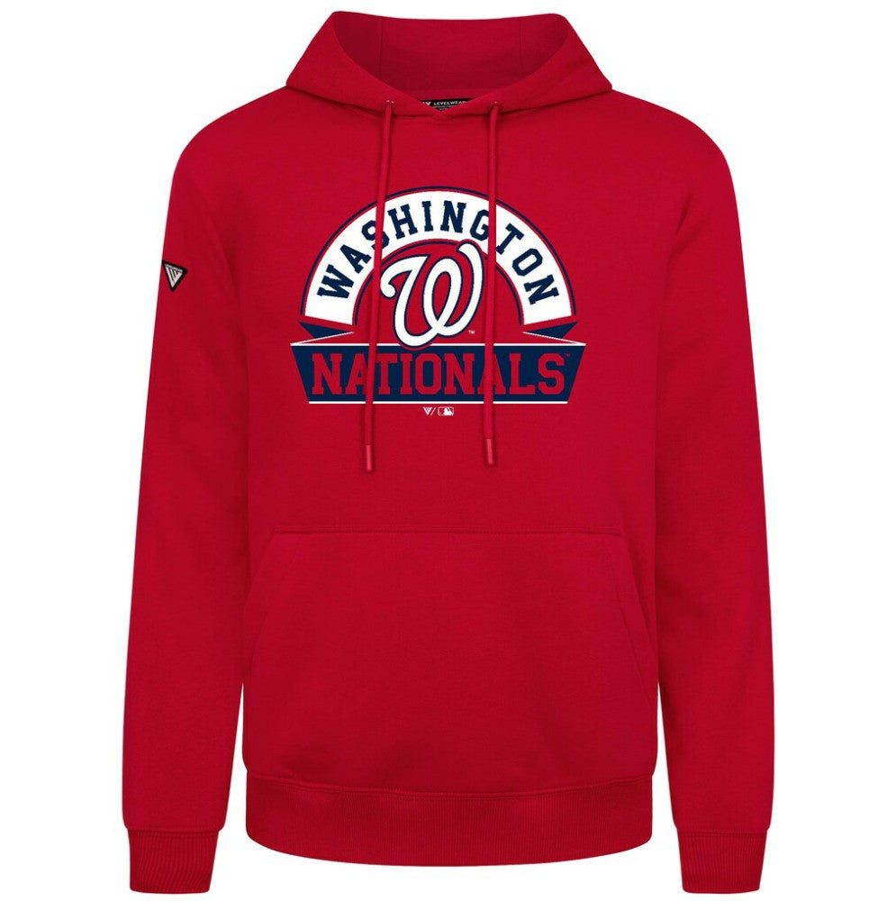 Washington Nationals Levelwear Podium Banner Arch Hoodie - MLB