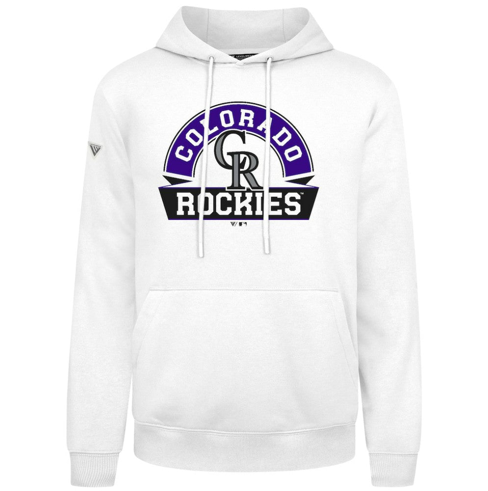 Colorado Rockies Levelwear Podium Banner Arch Hoodie - MLB