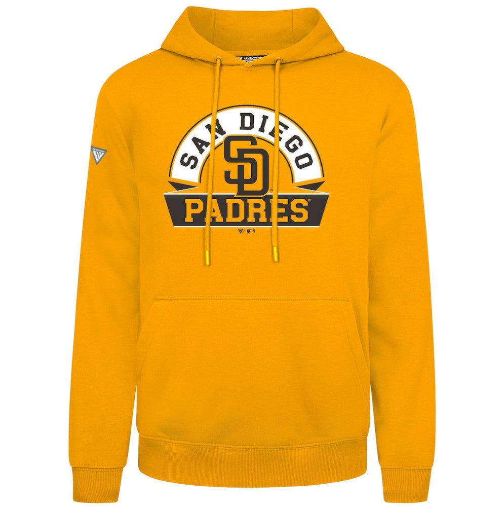 San Diego Padres Levelwear Podium Banner Arch Hoodie - MLB