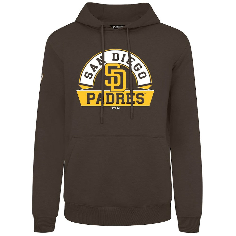 San Diego Padres Levelwear Podium Banner Arch Hoodie - MLB